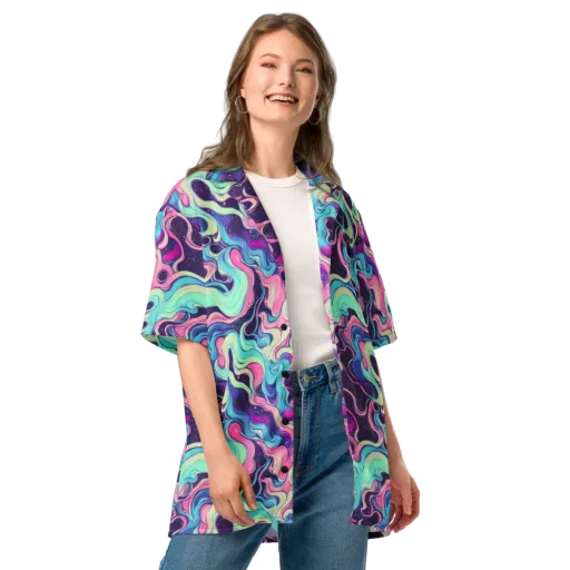 Nova Flow on a Button Shirt