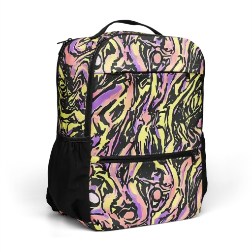 Pastel Riot on a Utility Backpack