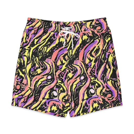 Pastel Riot on a Men's Board Shorts