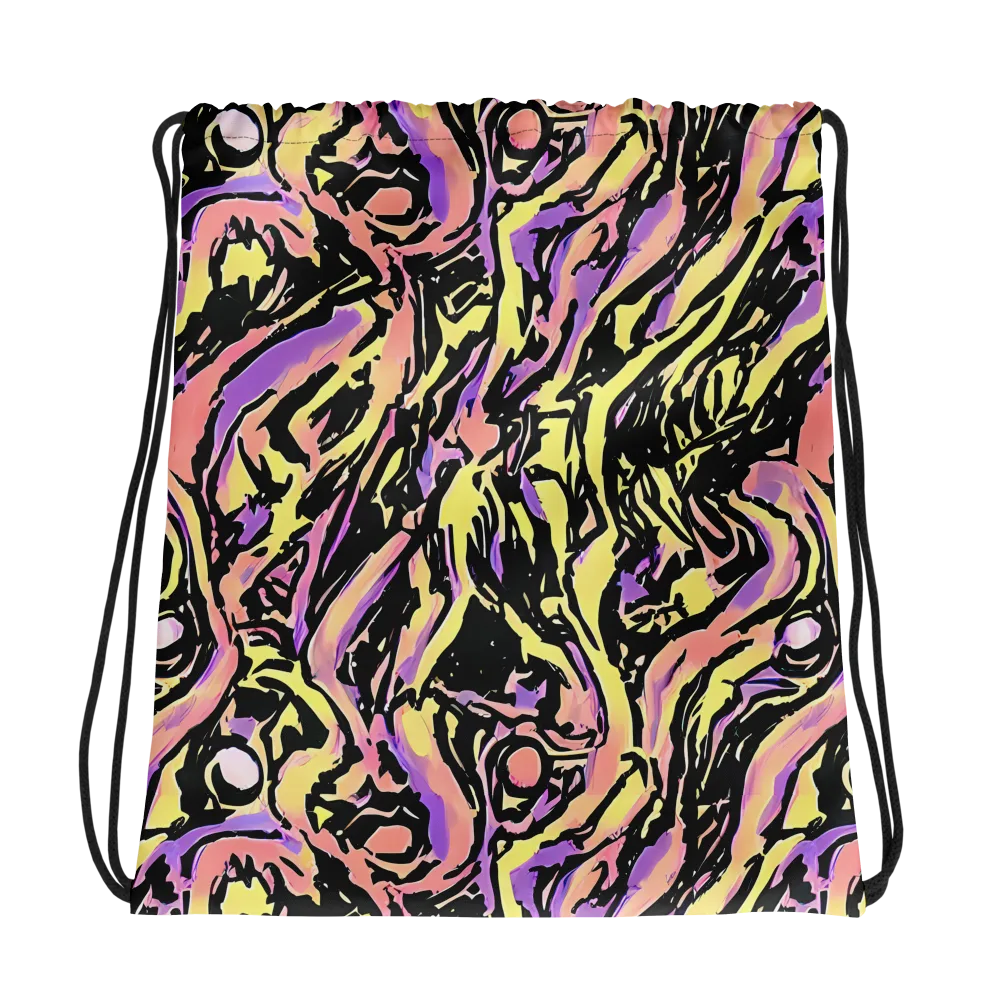 Pastel Riot on Drawstring Bag — Photo