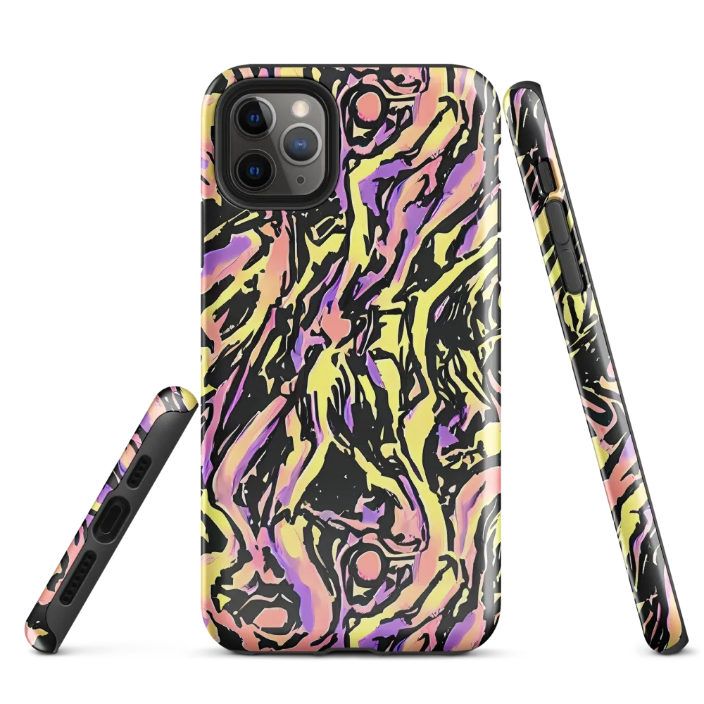 Pastel Riot on Tough Case for iPhone® — Front