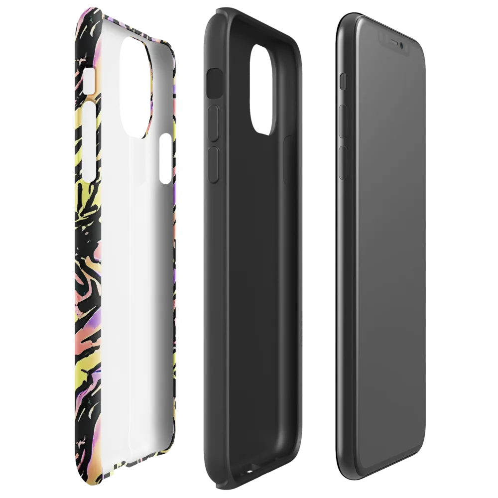 Pastel Riot on Tough Case for iPhone® — Right