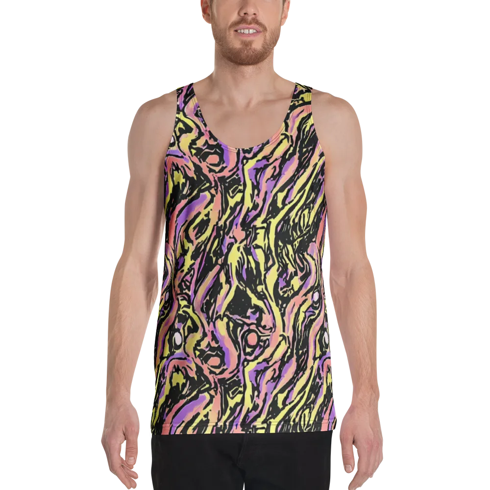 Pastel Riot on Men's Tank Top — Front