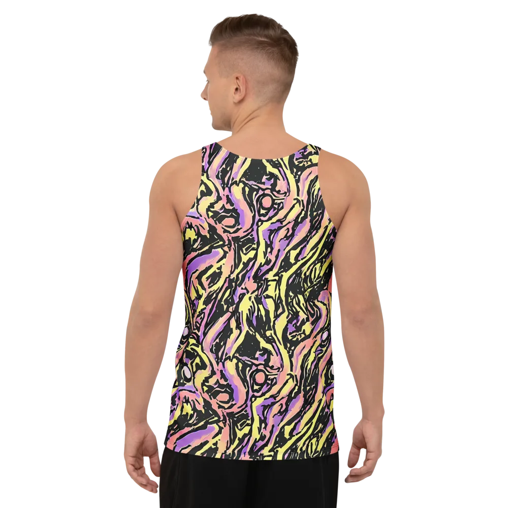 Pastel Riot on Men's Tank Top — Back