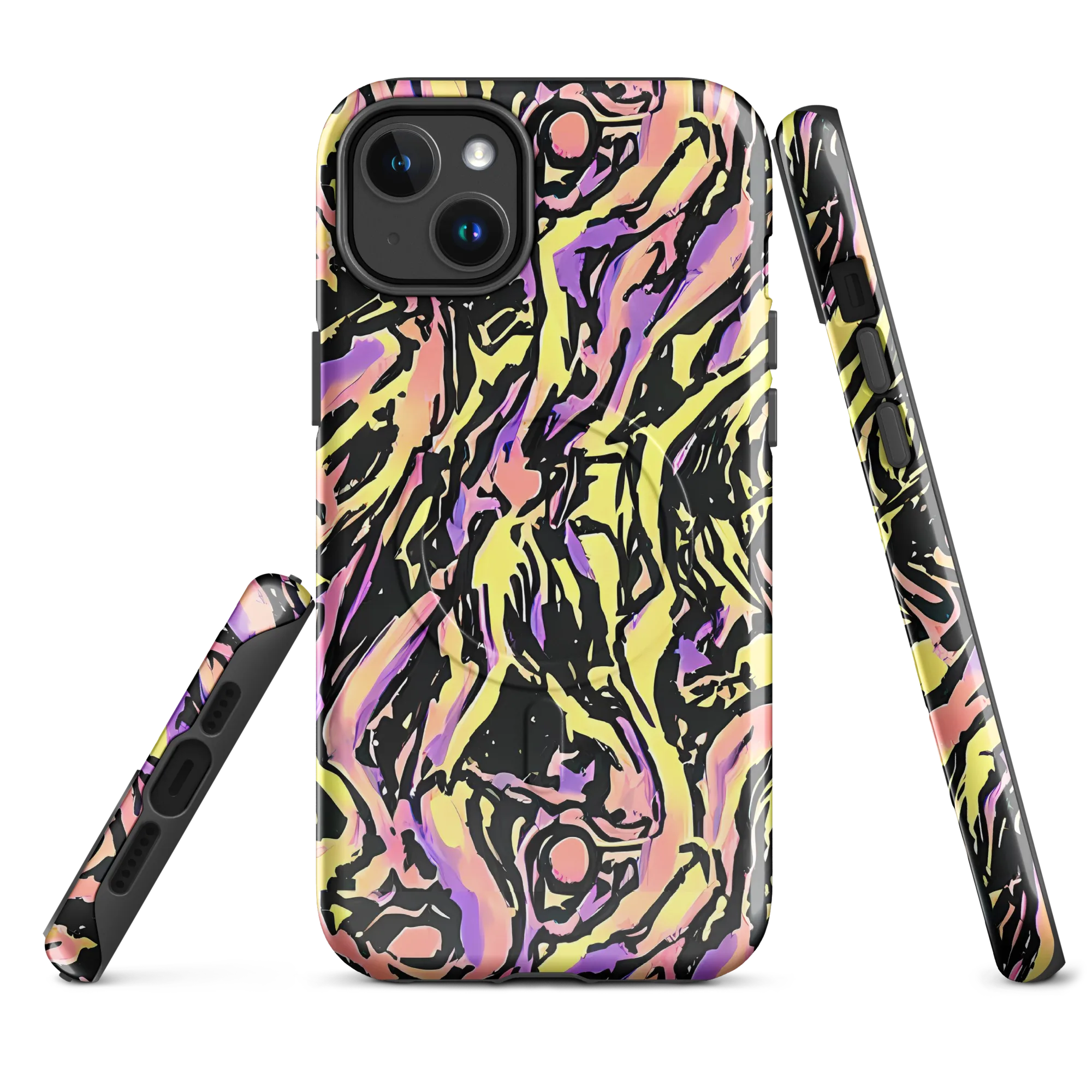 Pastel Riot on MagSafe Tough Case for iPhone® — Front
