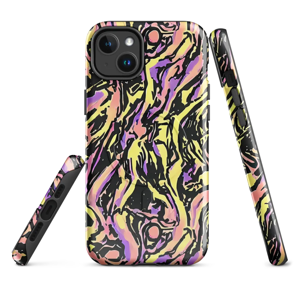 Pastel Riot on MagSafe Tough Case for iPhone® — Front