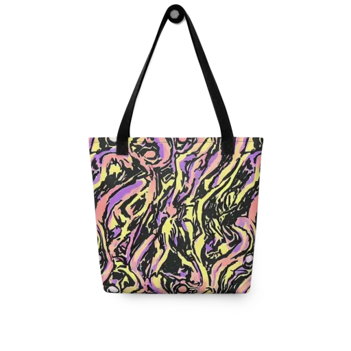 Pastel Riot on a Tote Bag