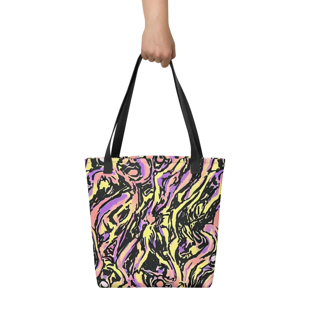 Pastel Riot on Tote Bag — Front