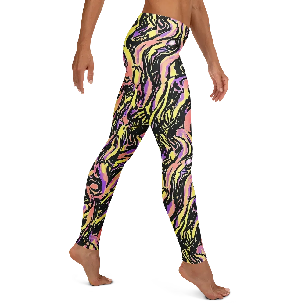 Pastel Riot on Leggings — Right