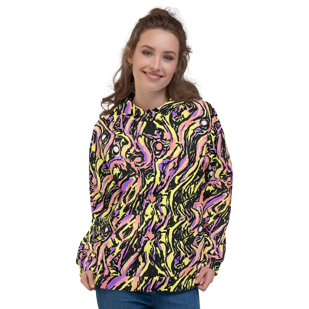 Pastel Riot on Hoodie — Front