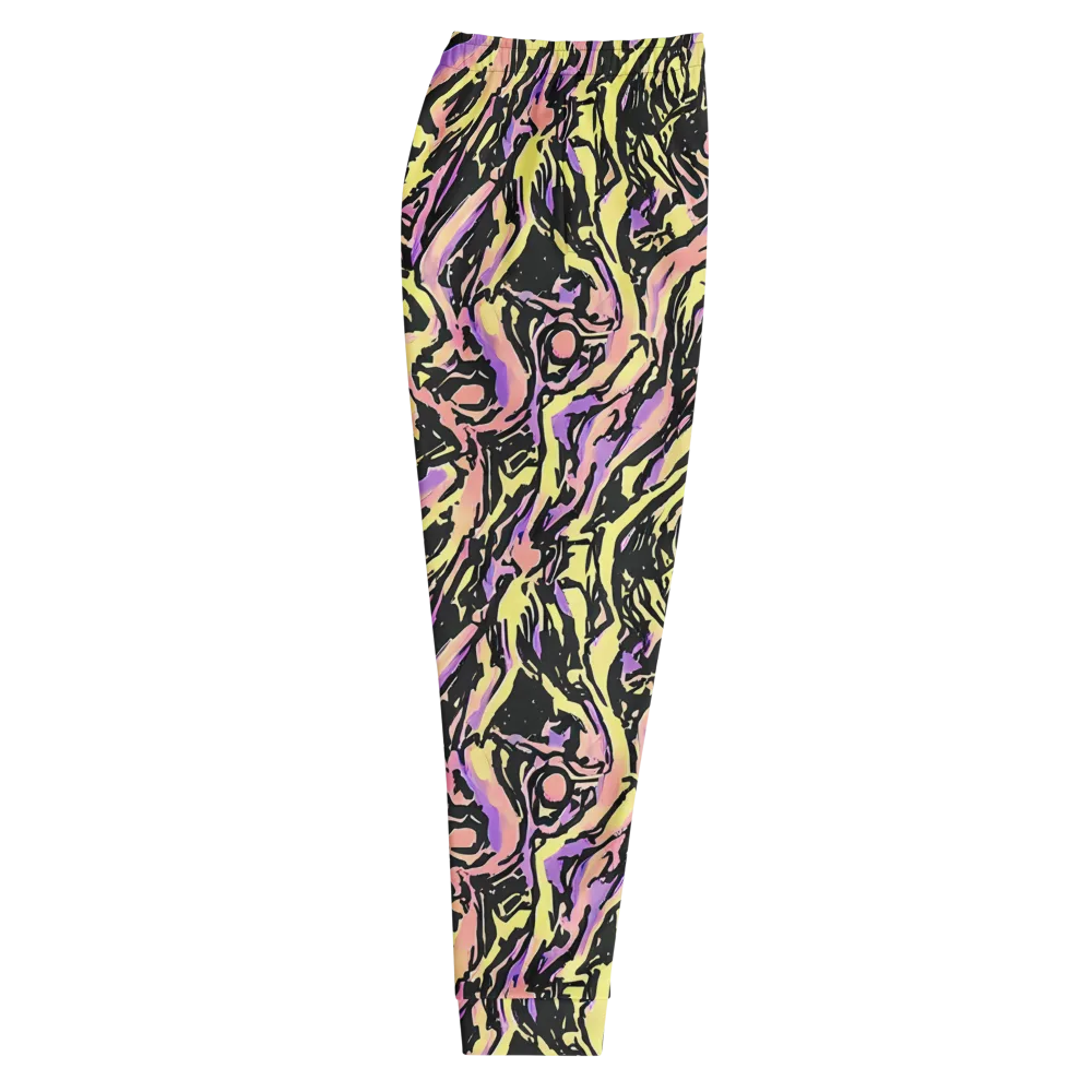 Pastel Riot on Men's Joggers — Right