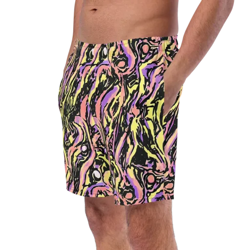 Pastel Riot on a Swim Trunks