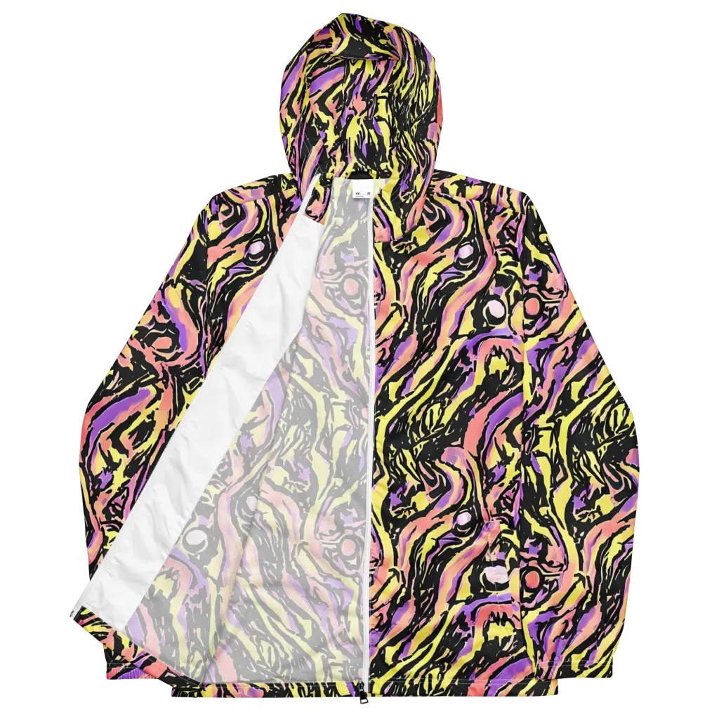 Pastel Riot on Men's Windbreaker — Front