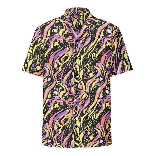 Pastel Riot on a Button Shirt