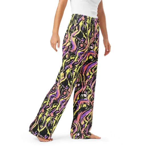 Pastel Riot on a Women's Pajama Pants