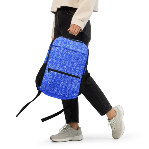 Cobalt Frond on a Utility Backpack