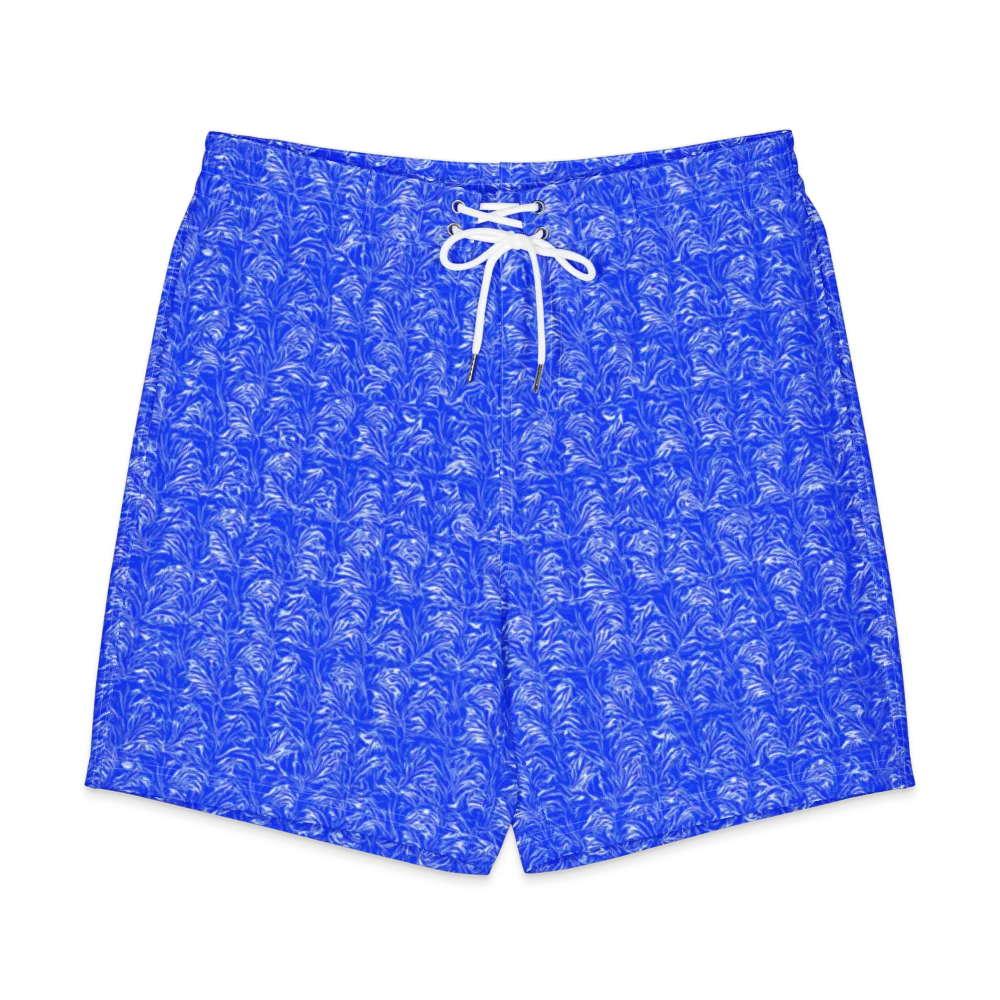 Cobalt Frond on Men's Board Shorts — Front