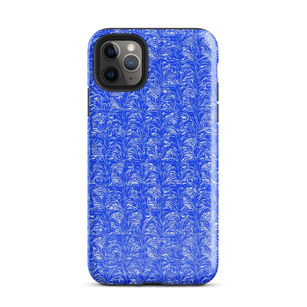 Cobalt Frond on Tough Case for iPhone® — Front