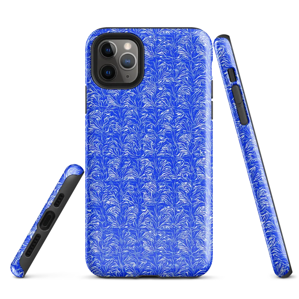 Cobalt Frond on Tough Case for iPhone® — Front