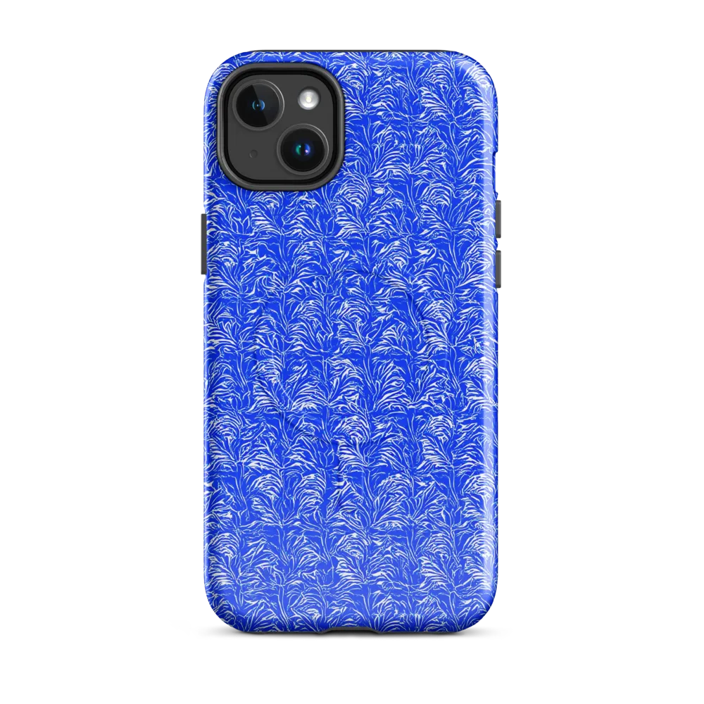 Cobalt Frond on MagSafe Tough Case for iPhone® — Front