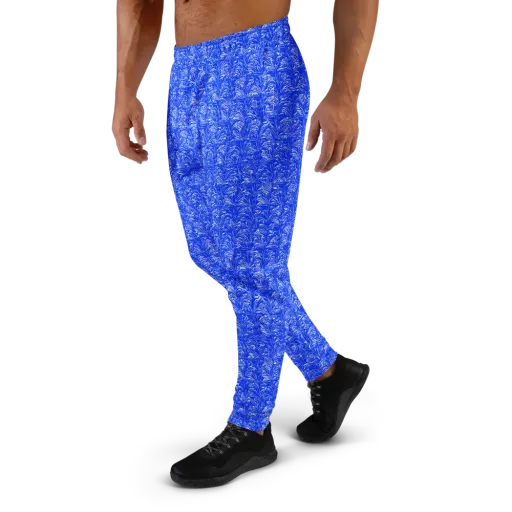 Cobalt Frond on a Men's Joggers