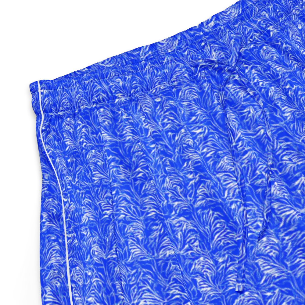 Cobalt Frond on Women's Pajama Shorts — Product details