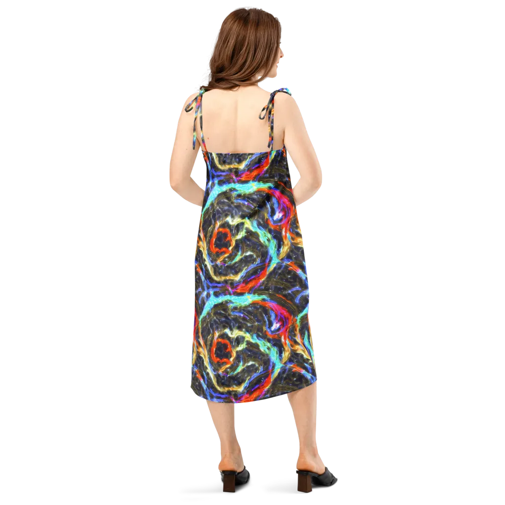 Hyperlight Tide on Slip Dress — Back