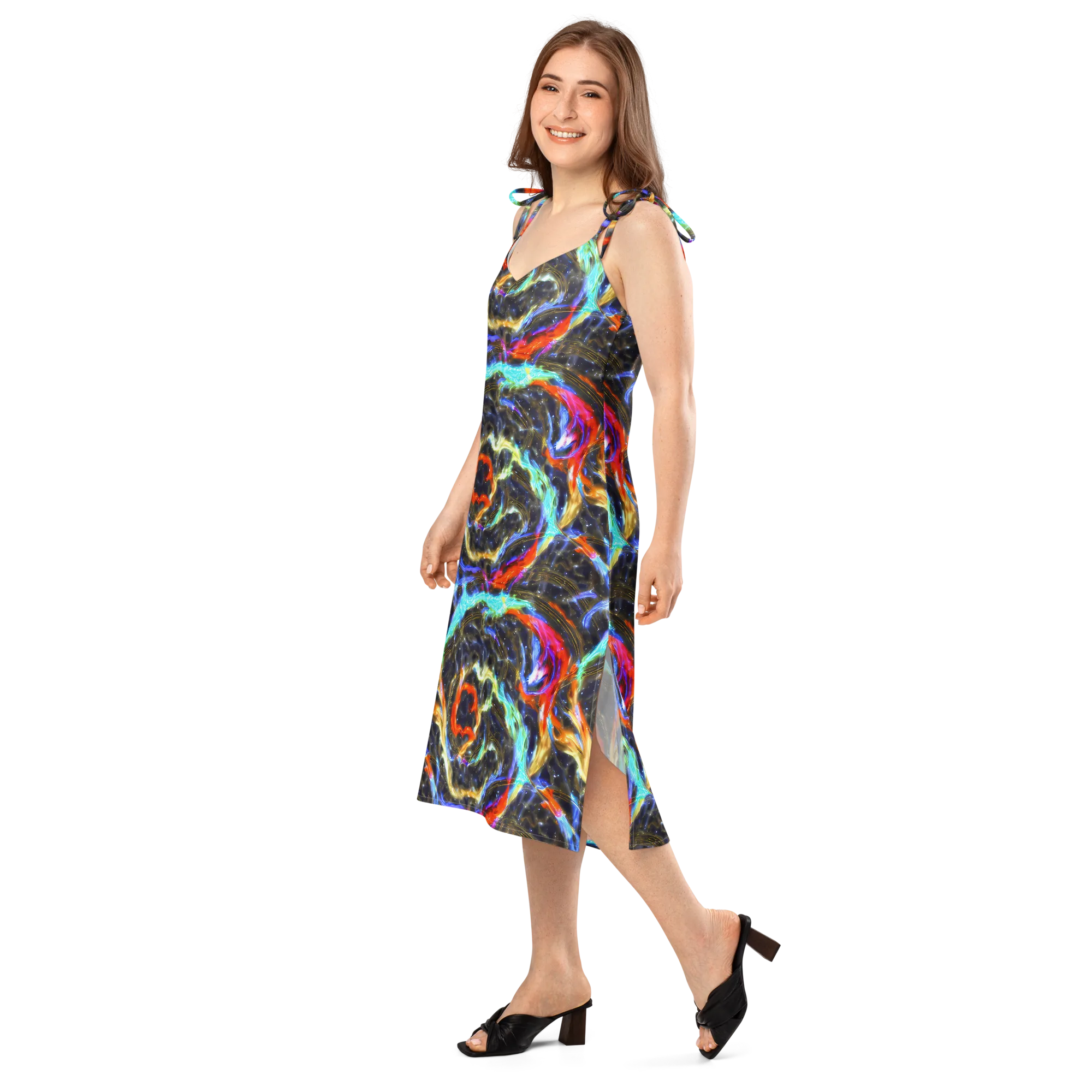 Hyperlight Tide on Slip Dress — Left Front