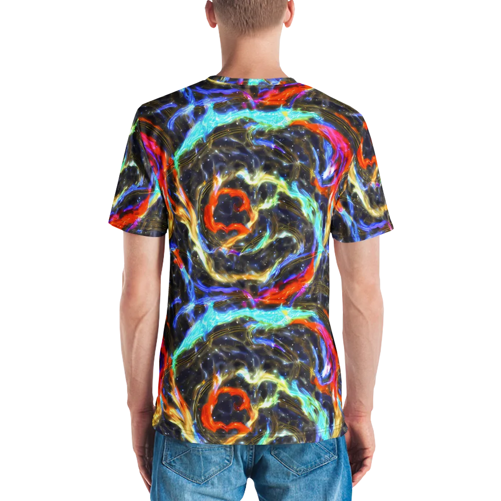 Hyperlight Tide on Men's Crew Neck T-Shirt — Back