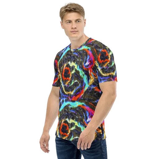 Hyperlight Tide on a Men's Crew Neck T-Shirt
