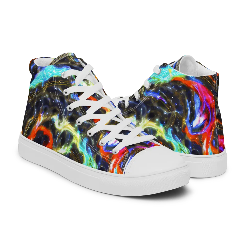Hyperlight Tide on Men's High Top Canvas Shoes — Right