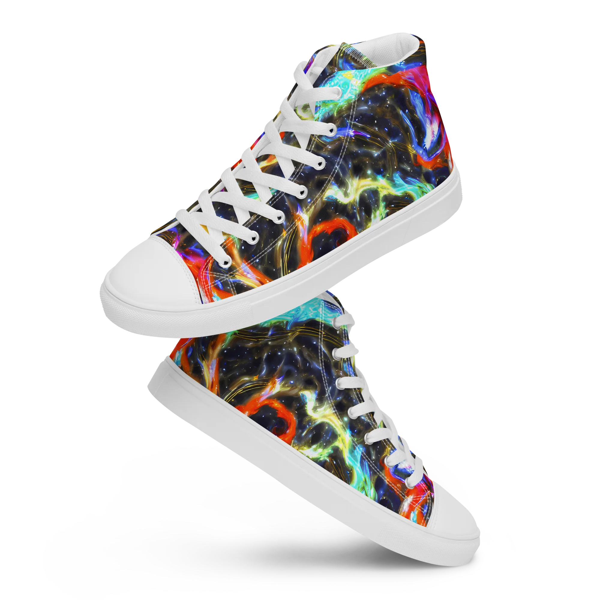 Hyperlight Tide on Men's High Top Canvas Shoes — Front