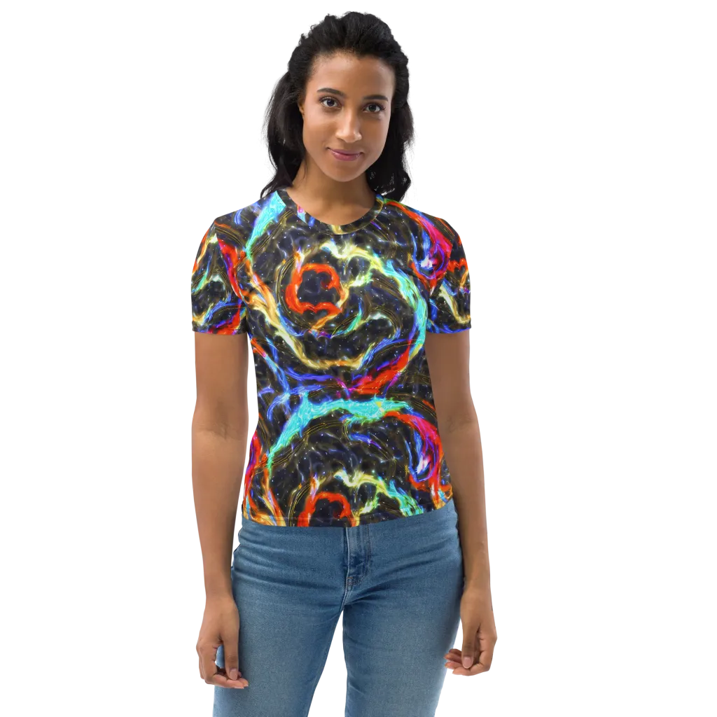 Hyperlight Tide on Women's Crew Neck T-Shirt — Front