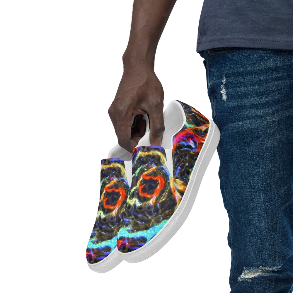 Hyperlight Tide on Men's Slip-On Canvas Shoes — Left Front