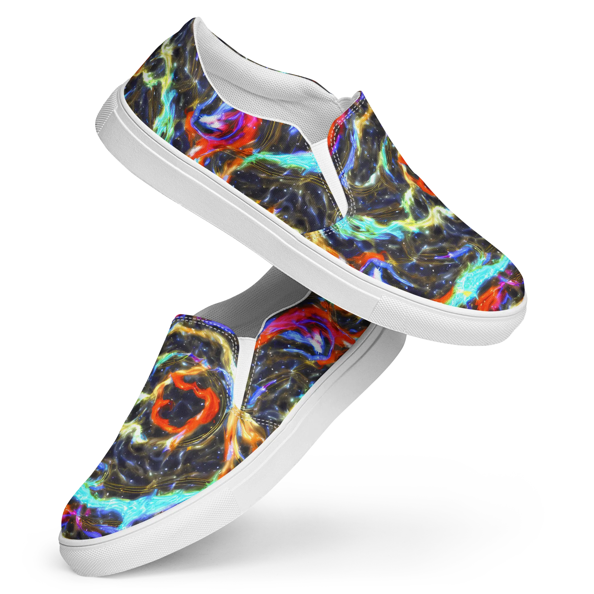 Hyperlight Tide on Women's Slip-On Canvas Shoes — Front