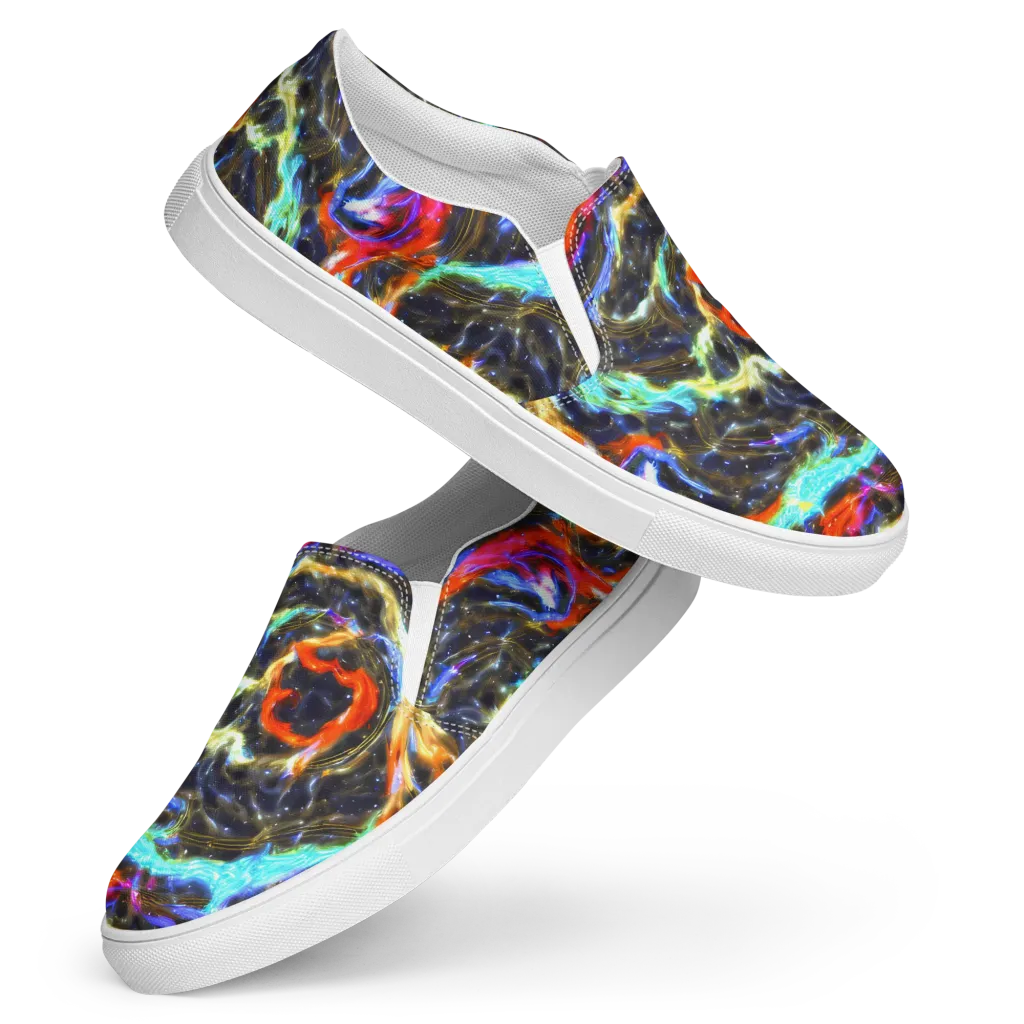 Hyperlight Tide on Women's Slip-On Canvas Shoes — Front
