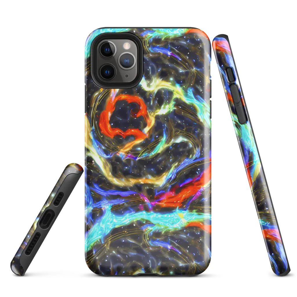 Hyperlight Tide on Tough Case for iPhone® — Front
