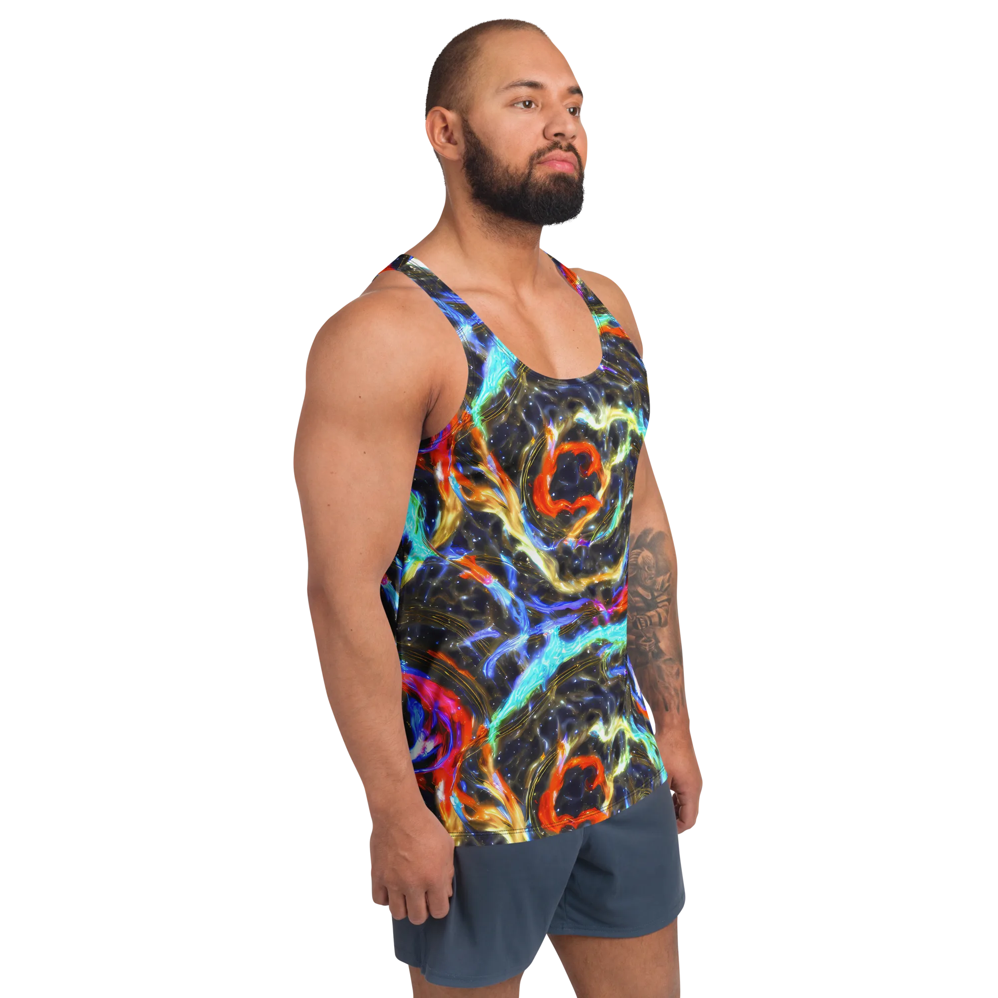Hyperlight Tide on Men's Tank Top — Right Front