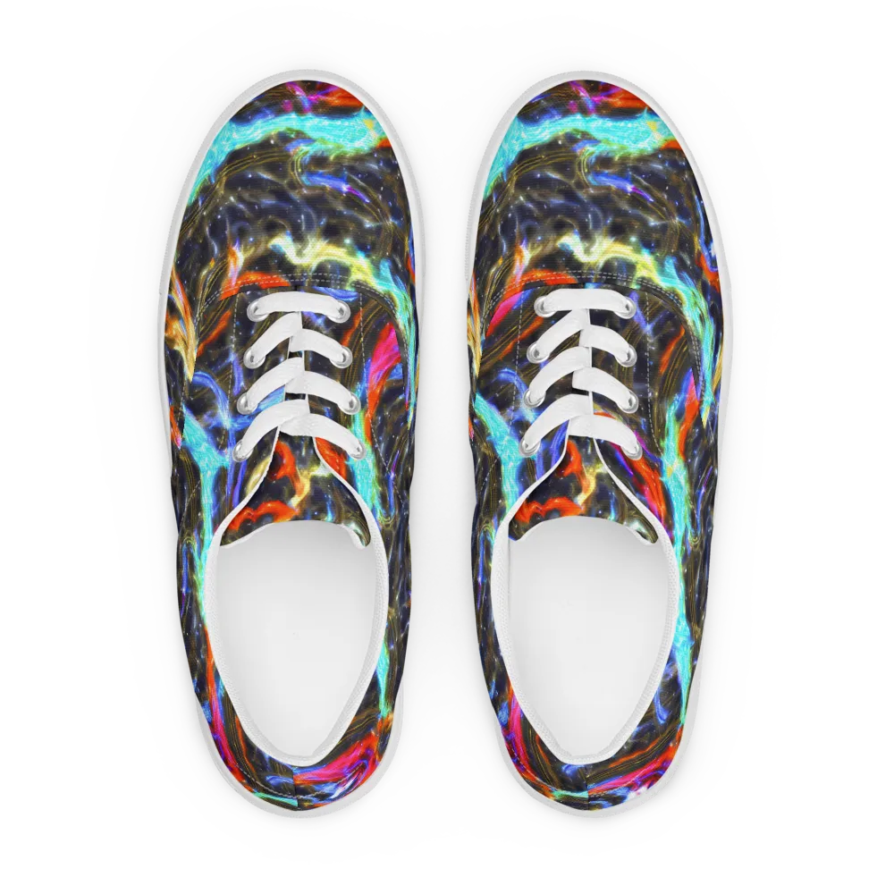 Hyperlight Tide on Men's Lace-Up Canvas Shoes — Front