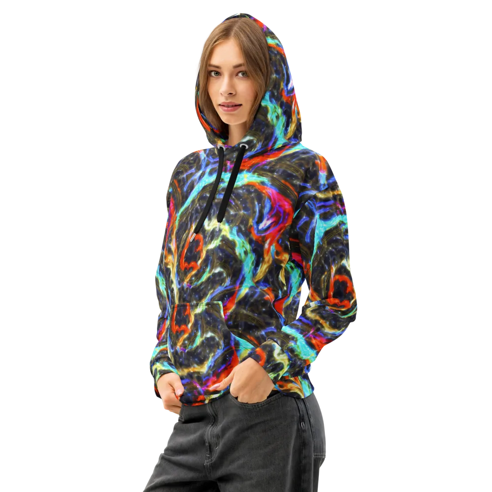 Hyperlight Tide on Cotton Hoodie — Left Front