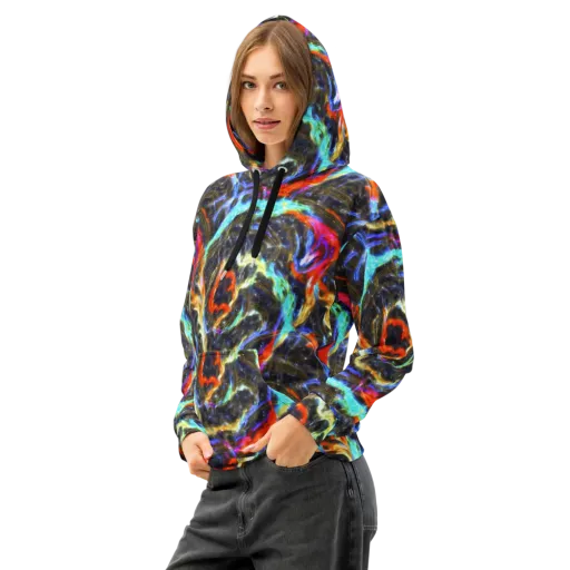 Hyperlight Tide on a Cotton Hoodie