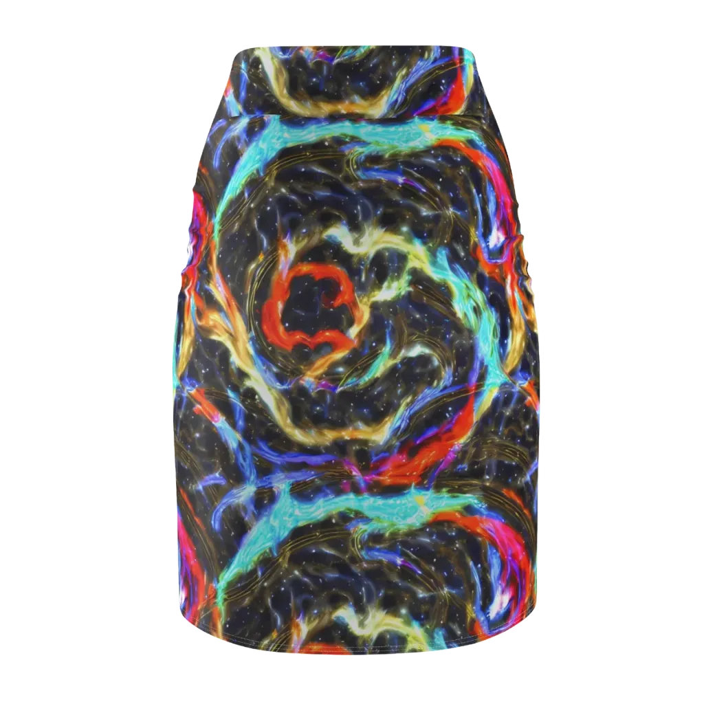 Hyperlight Tide on Pencil Skirt — Back
