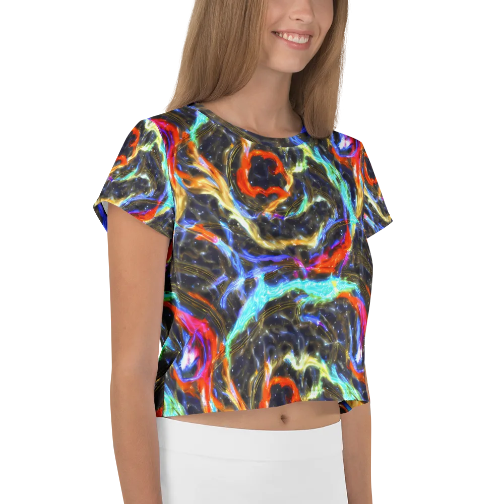 Hyperlight Tide on Crop Tee — Right
