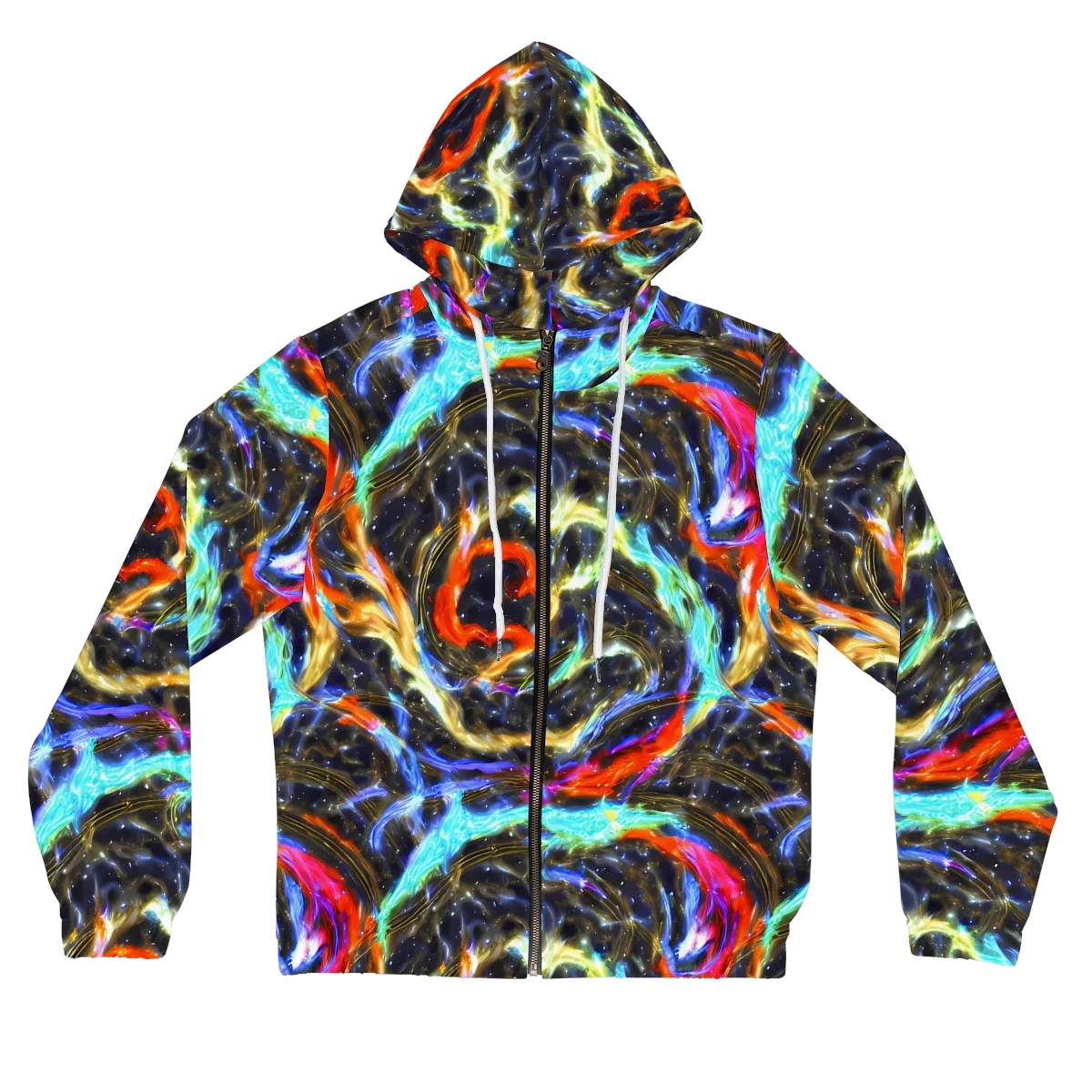 Hyperlight Tide on Women's Full-Zip Hoodie — Front