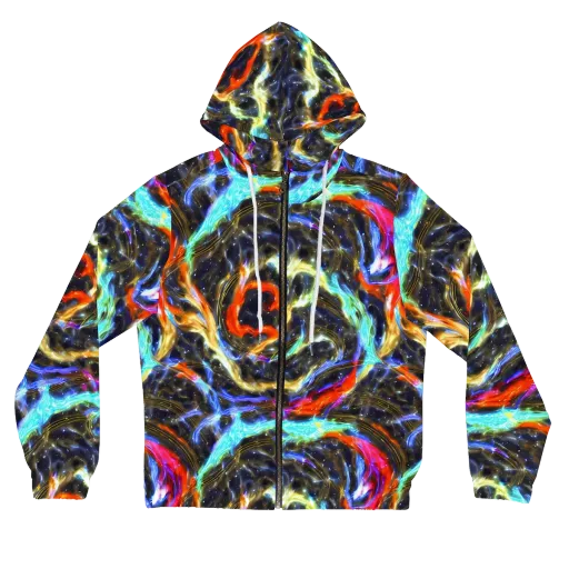 Hyperlight Tide on a Women's Full-Zip Hoodie