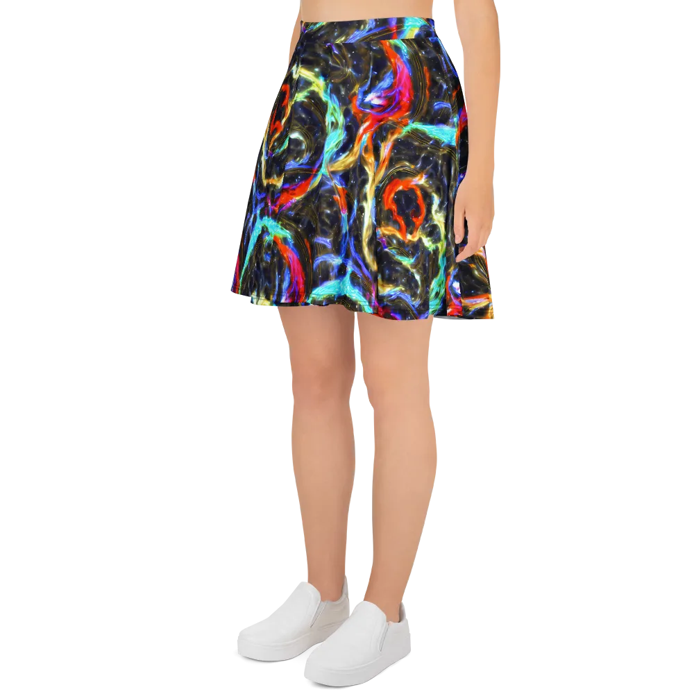 Hyperlight Tide on Skater Skirt — Left