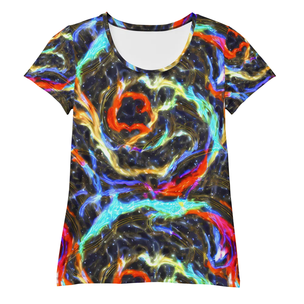 Hyperlight Tide on Women's Athletic T-Shirt — Front