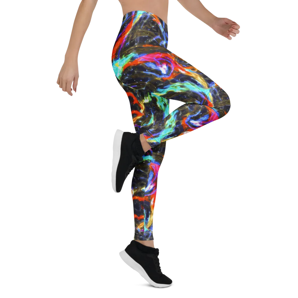 Hyperlight Tide on Leggings — Right