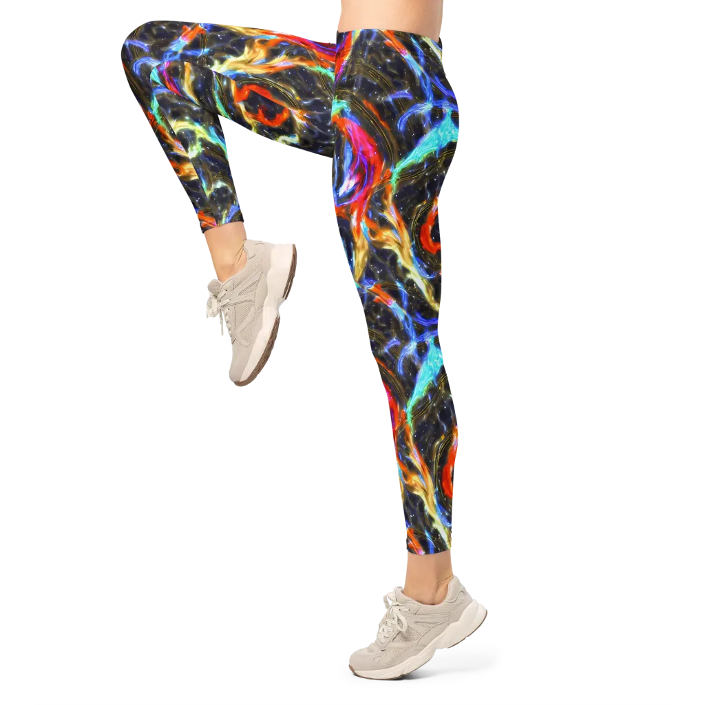 Hyperlight Tide on Leggings — Left