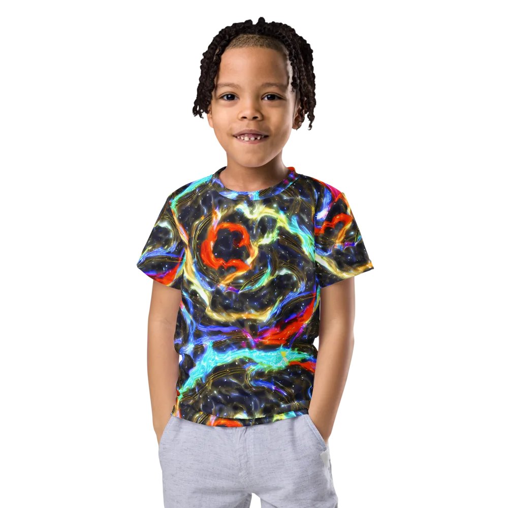 Hyperlight Tide on Kids Crew Neck T-Shirt — Front